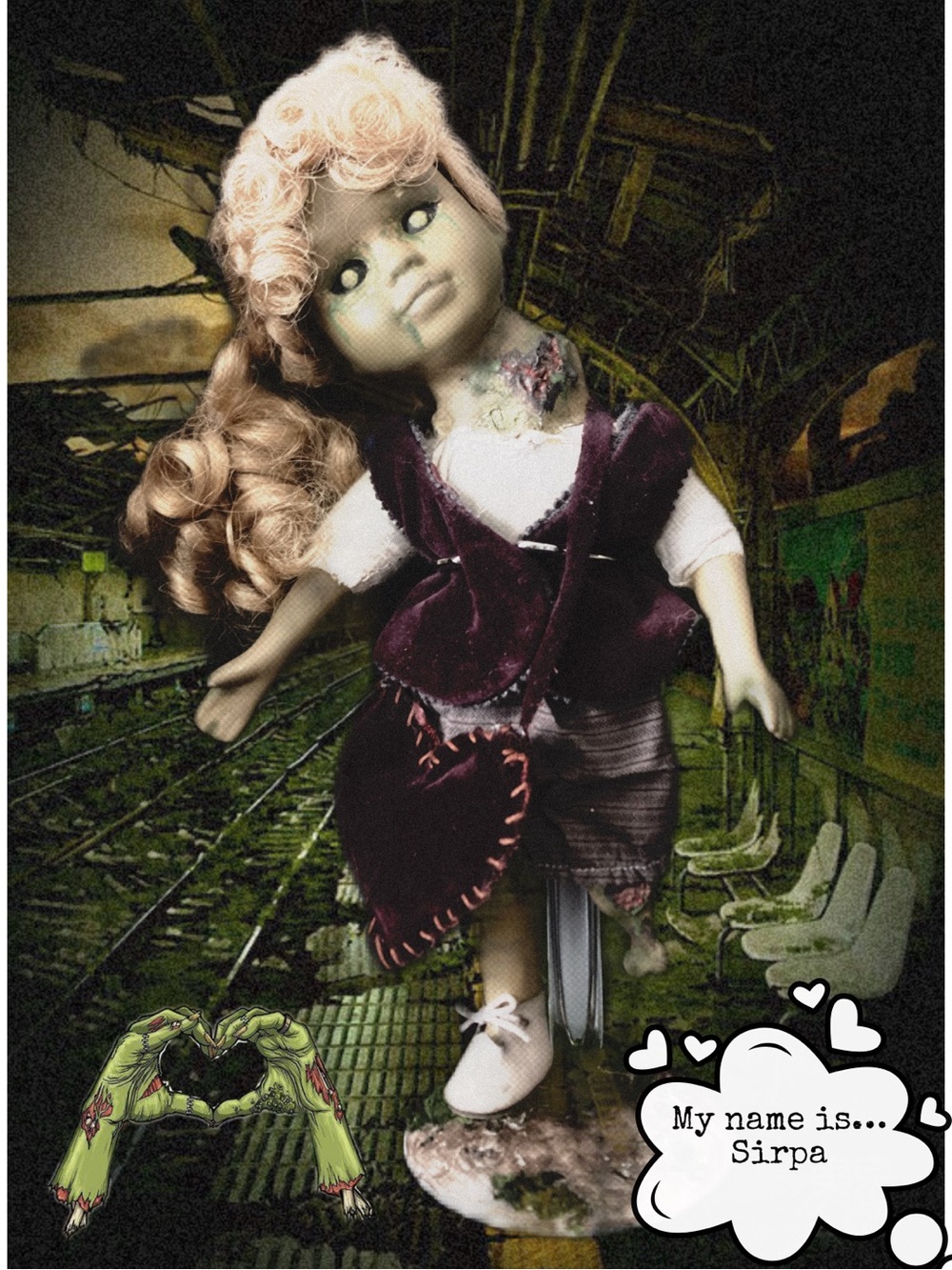 Sirpa Velvet Doll in Purple Outfit - Kids Toys
